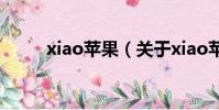 xiao苹果(关于xiao苹果的简介)