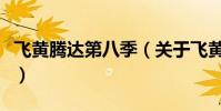 飞黄腾达第八季(关于飞黄腾达第八季的简介)