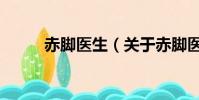 赤脚医生(关于赤脚医生的简介)
