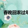 春晚回家过年（关于春晚回家过年的简介）