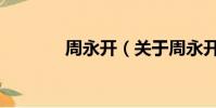 周永开(关于周永开的简介)