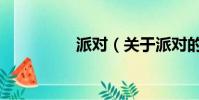 派对(关于派对的简介)