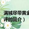 满城尽带黄金甲影评（关于满城尽带黄金甲影评的简介）