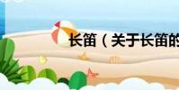 长笛(关于长笛的简介)