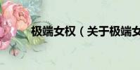 极端女权(关于极端女权的简介)