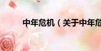 中年危机(关于中年危机的简介)