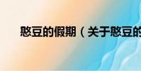 憨豆的假期(关于憨豆的假期的简介)