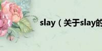 slay(关于slay的简介)