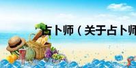 占卜师(关于占卜师的简介)