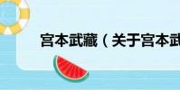 宫本武藏(关于宫本武藏的简介)