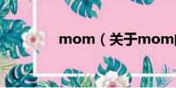 mom(关于mom的简介)