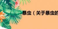 暴虫(关于暴虫的简介)