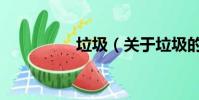 垃圾(关于垃圾的简介)