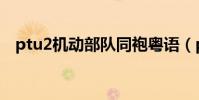 ptu2机动部队同袍粤语(ptu2机动部队)