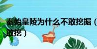 秦始皇陵为什么不敢挖掘(秦始皇陵为什么不敢挖)