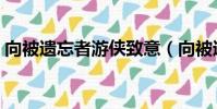 向被遗忘者游侠致意(向被遗忘者游侠致意)