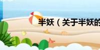 半妖(关于半妖的简介)