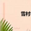 雪村电影形象（雪村电影）