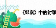 《郭襄》中的射雕英雄传