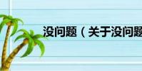 没问题(关于没问题的简介)