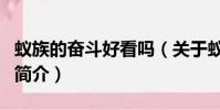 蚁族的奋斗好看吗(关于蚁族的奋斗好看吗的简介)