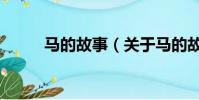 马的故事(关于马的故事的简介)