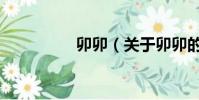 卯卯(关于卯卯的简介)