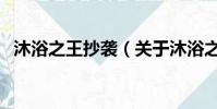 沐浴之王抄袭(关于沐浴之王抄袭的简介)
