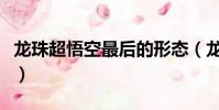 龙珠超悟空最后的形态(龙珠超悟空最终形态)