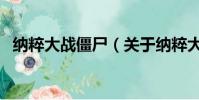 纳粹大战僵尸(关于纳粹大战僵尸的简介)