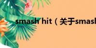smash hit(关于smash hit的简介)
