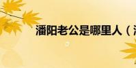 潘阳老公是哪里人(潘阳老公)