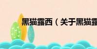 黑猫露西(关于黑猫露西的简介)