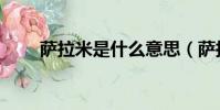 萨拉米是什么意思(萨拉米是什么)