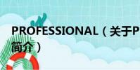 PROFESSIONAL(关于PROFESSIONAL的简介)