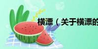 横漂(关于横漂的简介)