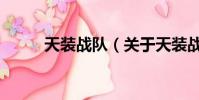 天装战队(关于天装战队的简介)