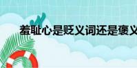 羞耻心是贬义词还是褒义词(羞耻心)