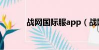 战网国际服app(战网国际服)