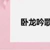 卧龙吟歌词及译文（卧龙吟 歌词）
