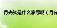 月光族是什么意思啊(月光族是什么意思)