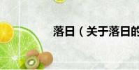 落日(关于落日的简介)