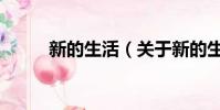 新的生活(关于新的生活的简介)