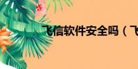 飞信软件安全吗(飞信软件)