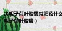 决明子荷叶胶囊减肥药什么时候吃饭前吗(决明子荷叶胶囊)