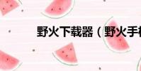 野火下载器(野火手机软件网)