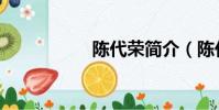 陈代荣简介(陈代平)