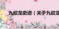 九纹龙史进(关于九纹龙史进的简介)