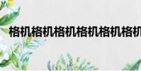 格机格机格机格机格机格机下一句(格机)