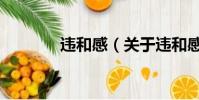 违和感(关于违和感的简介)